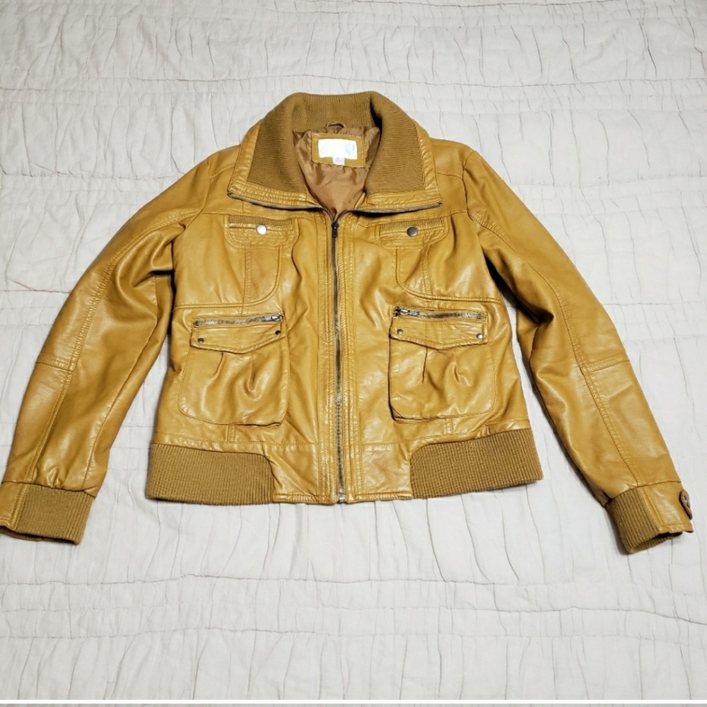 Mustard Yellow Bomber Jacket